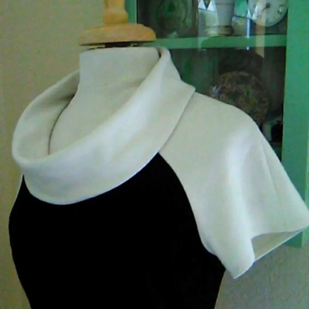 Spense Black and White Colorblock Dress - Picture 5 of 10